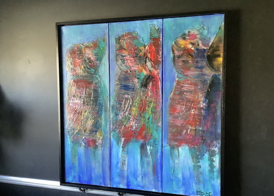 Image 1 of Paddling Painting by EllesBB