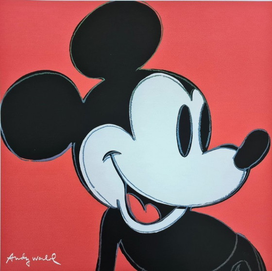 Image 1 of After Andy Warhol, Mickey Mouse, 1980s, Lithograph