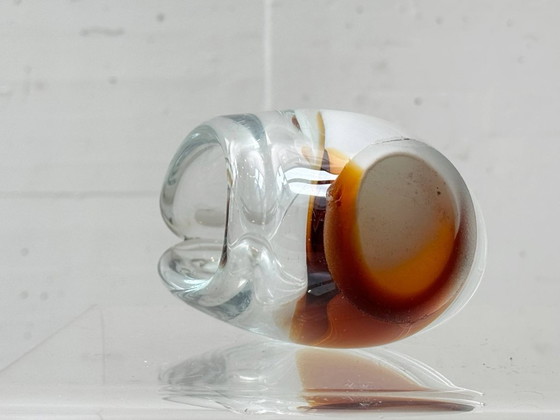 Image 1 of Mid-Century Murano / Sommerso Glas Skulptur, 1970er Jahre