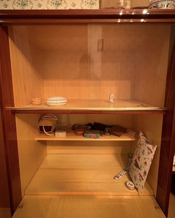 Image 1 of Vintage secretair bureau, jaren 50/60, in reconstructiestijl.