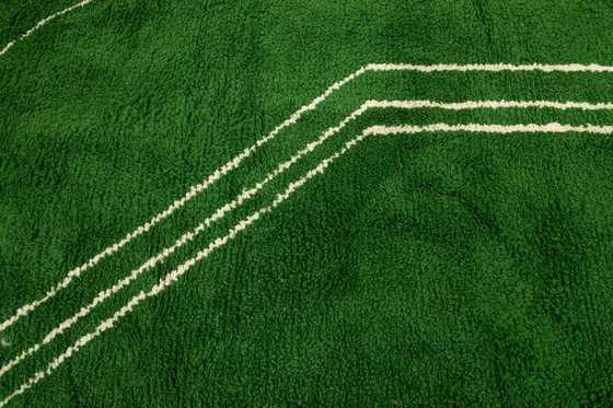 Image 1 of Grüner Wollteppich 250x150cm