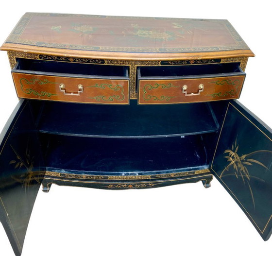 Image 1 of lackiertes Sideboard/Kommode, asiatische Möbel