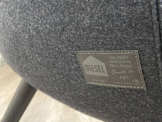 Moroso Longwave Armchair – Anthracite | Diesel Creative Team – Textile, Wood (photo 16 of 16)