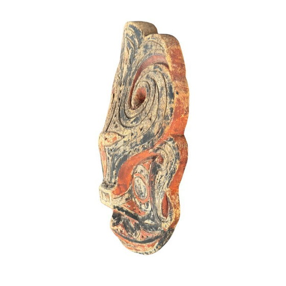 Image 1 of Carved Singa panel - Batak, North Sumatra, 1950s-70s