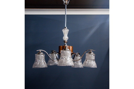 Hanging lamp, Poland, mid-20th century.