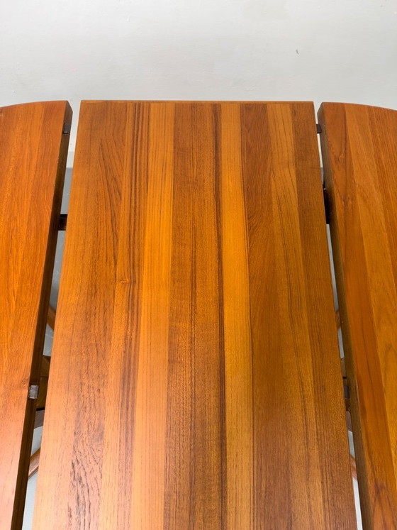 Vintage Teak Round Table – glostrup, Dining tables, Wood (photo 14 of 19)