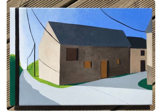 Image 1 of Öl auf bespanntem Keilrahmen. Format 35x24 cm.