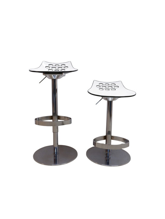 Image 1 of Set of 2 Calligaris bar stools