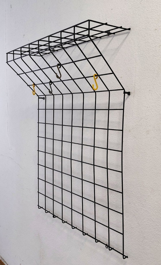 Image 1 of Armadio a muro in filo metallico Karl Fichtel 1950