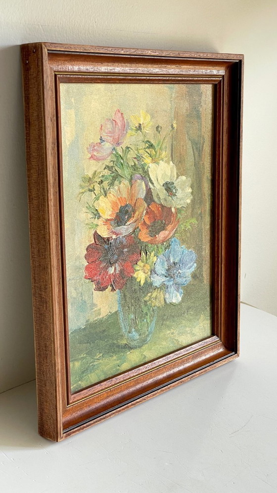 Image 1 of Bouquet vintage con anemoni
