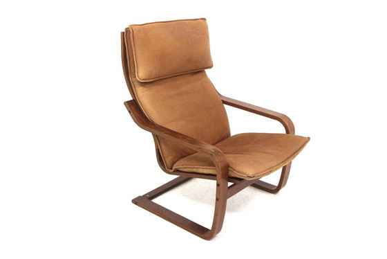 Vintage Leather Armchair, 1960, Ikea, Scandinavian (photo 4 of 7)