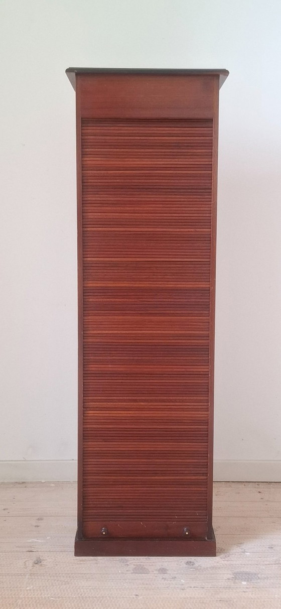 Vintage Roldeurkastje - CD Kastje – Opbergkast, Wood (photo 5 of 10)