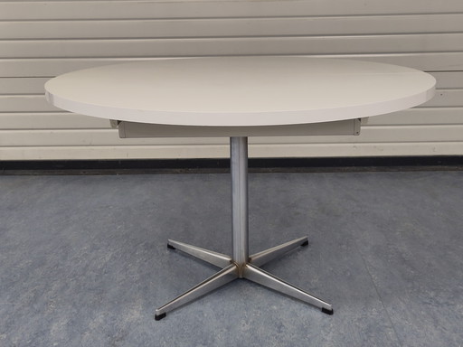 Vintage dining table Pastoe round extendable