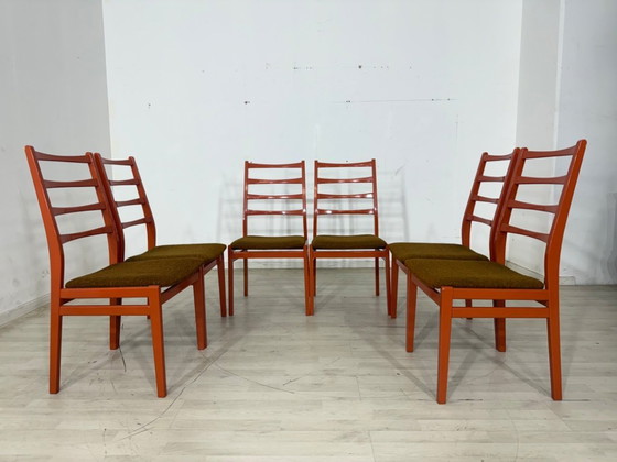 Image 1 of 6x années 60 Chaises Chaise de salle à manger Chaise de salle à manger Vintage chairs