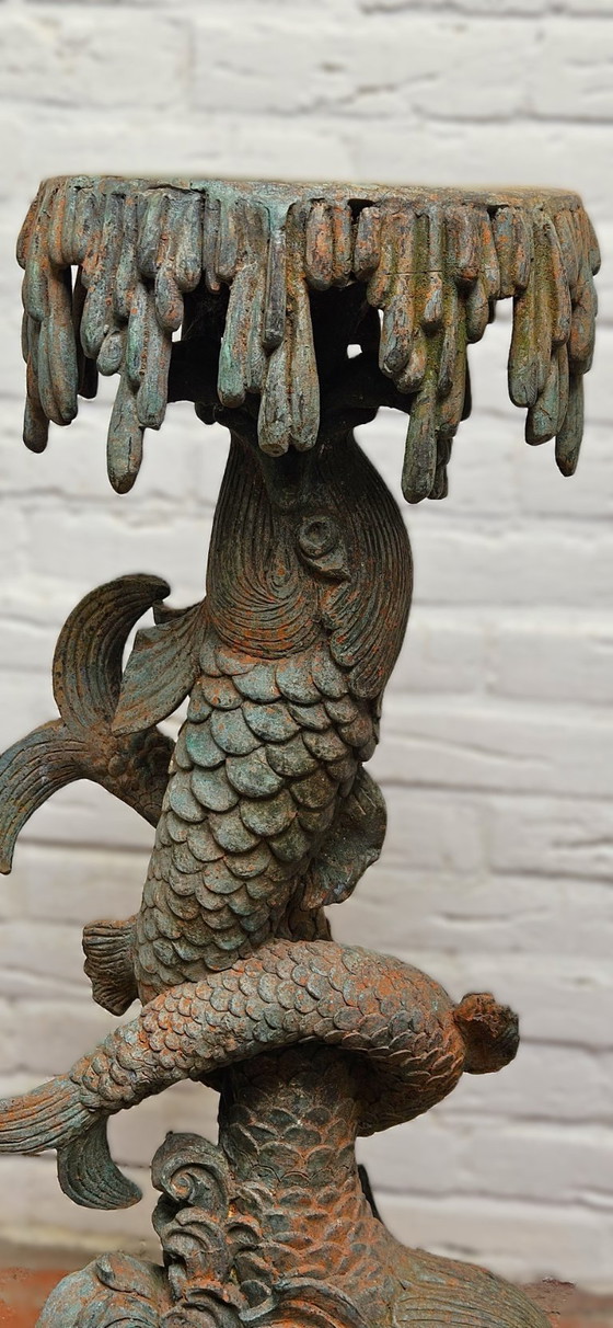 Image 1 of Monumental Rococo-style Bronze Pedestals