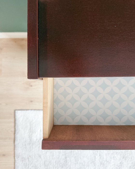 Image 1 of Vintage Deense ladekast met 6 laden