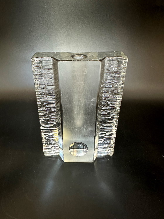 Image 1 of Walther Glass Solifleur Block Vase On Art