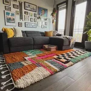 Berber Teppich aus reiner Wolle 2.5 x 1.5 m – Teppiche & Läufer, Wool (photo 3 of 14)