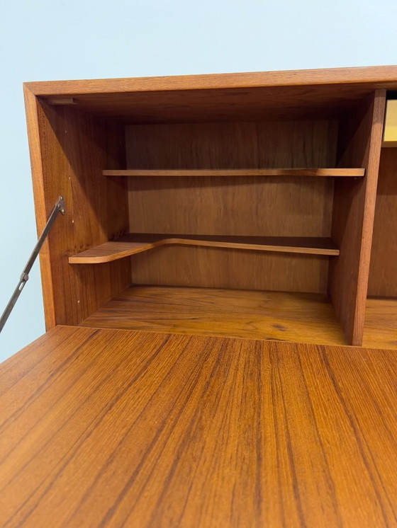 Image 1 of Teak Bar Cabinet By Kai Kristiansen For Feldballes, 1960s