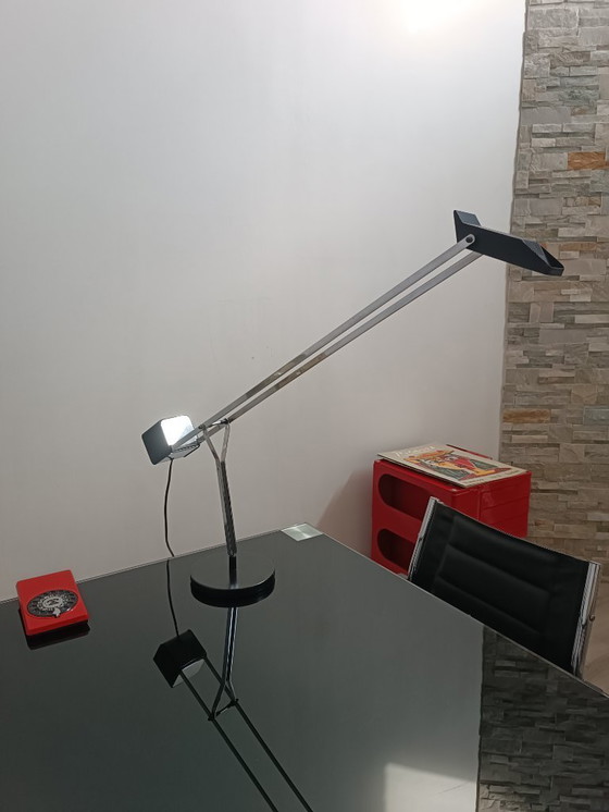 Image 1 of Important Fase Cisne Edition chrome lamp, 1980