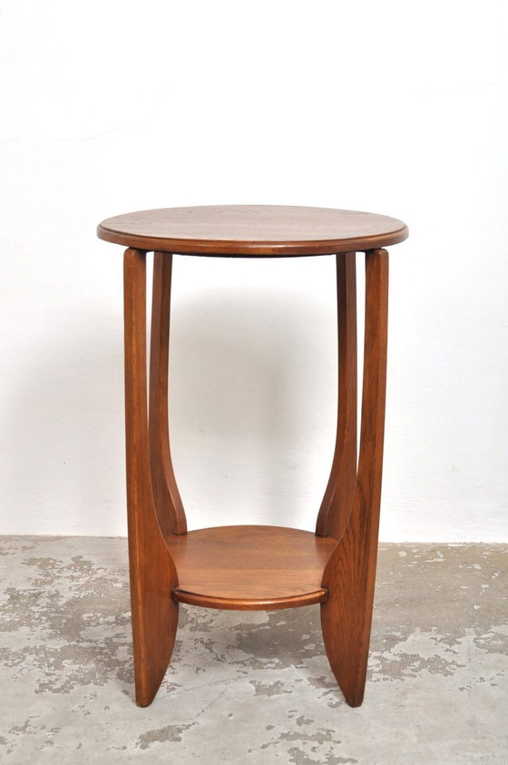Art Deco Eiken Side Table, 1920s – Bijzettafels, Wood (photo 4 of 7)