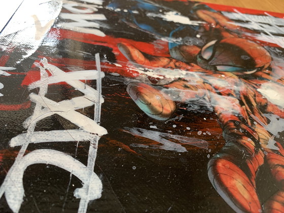 Image 1 of Véro Cristalli – ATRACÓN DE TRÁFICO (2024) – Obra original firmada – Técnica mixta – Con marco