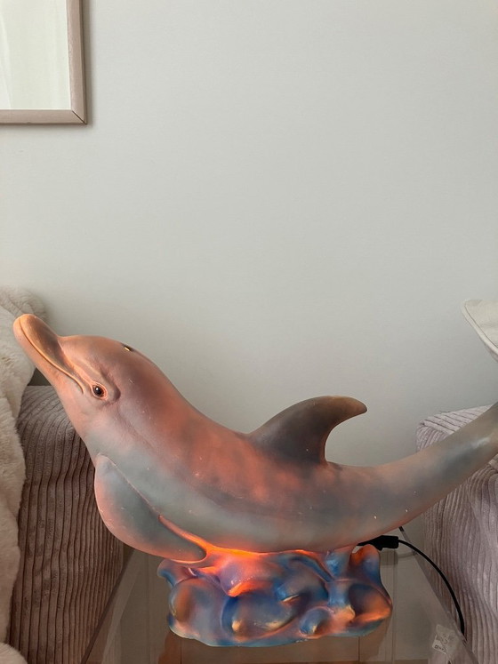 Image 1 of Heico dolphin lamp