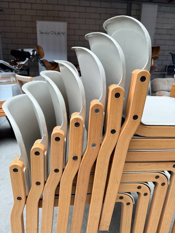 Image 1 of 7 sillas apilables Kembo Holland Dolmas de J.B. Meijer