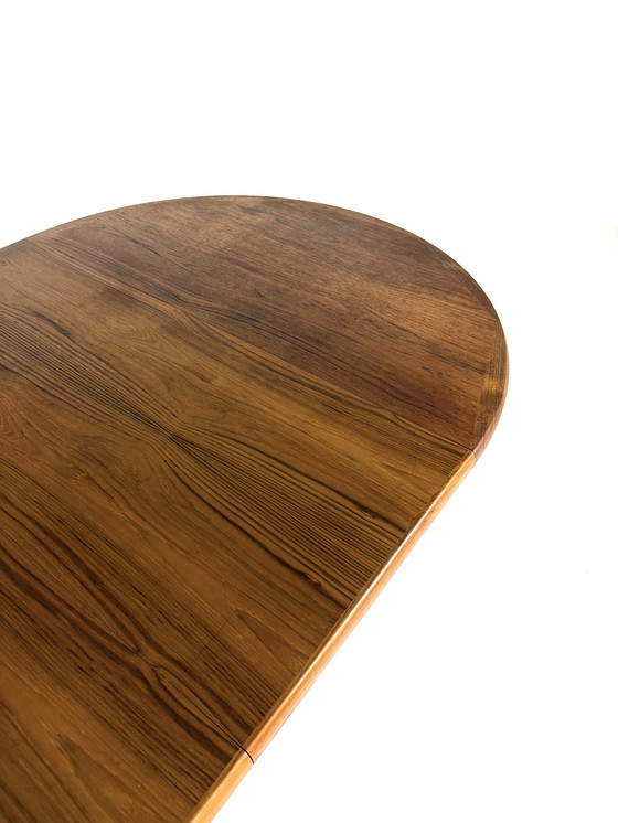 Image 1 of Table de salle à manger extensible vintage en teck, Korup Stolefabrik '60