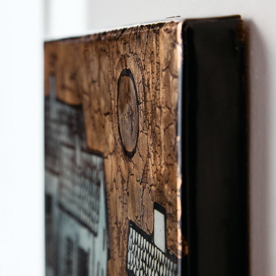 Image 1 of MK11298 Lovers' Lane Emaille-Kunstwerk von Vitus Lőrincz