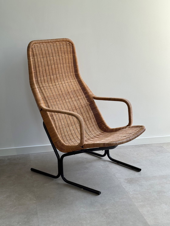 Image 1 of 1x Poltrona in rattan Dirk Van Sliedregt