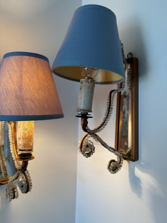Image 1 of Vintage shabby chic wall sconces