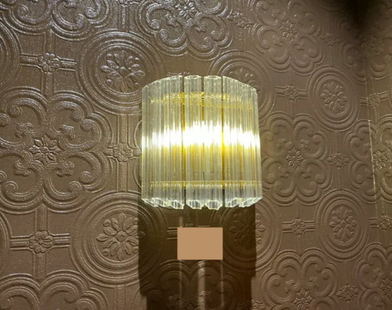 Image 1 of Unique Murano Glass Design Wall Lamp – by Paolo Venini for Camer (1970s, Italy)