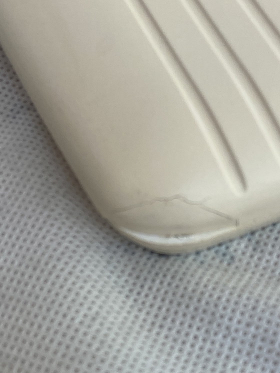 Image 1 of Paire de lampe Finlandaise LIVAL SENIOR année 80 beige et blanc 