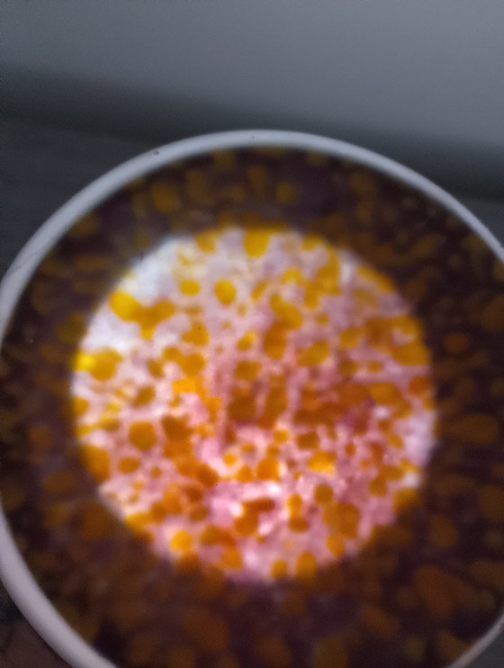 Image 1 of Antique Art Deco vase in multi-layered, marbled glass, Schneider style