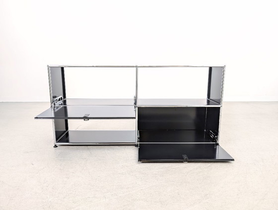 Image 1 of Original USM Haller Sideboard 2x2 black Chest of drawers Sideboard