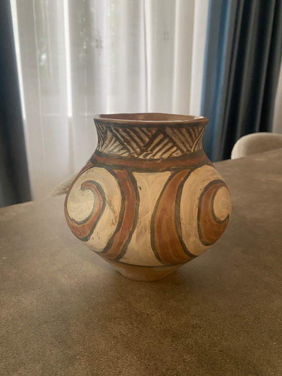 Image 1 of Decorative Vase Inspired by the Ancient Cucuteni–Trypillia Culture Tradition