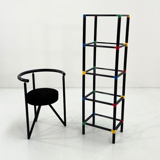 Image 1 of Étagère modulaire postmoderne sur pied, années 1980