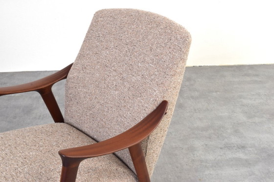 Image 1 of Mid-Century "Tenor" Teak & Boucle Fauteuil van Møre Lenestolfabrikk, jaren 60