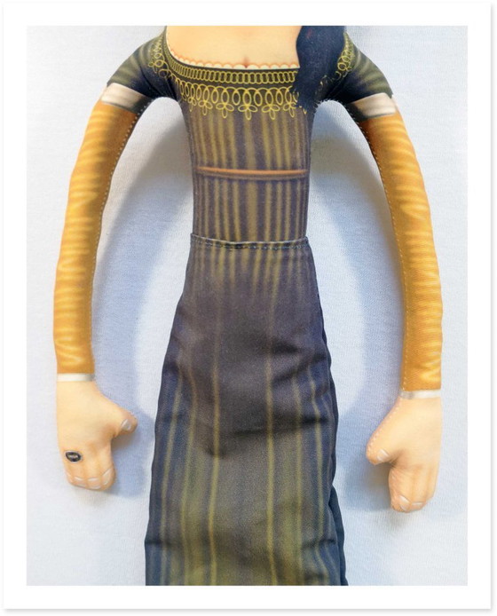 Image 1 of Scultura artistica della Monna Lisa | Oggetto d'arte ispirato al Rinascimento | Pezzo d'arredo contemporaneo