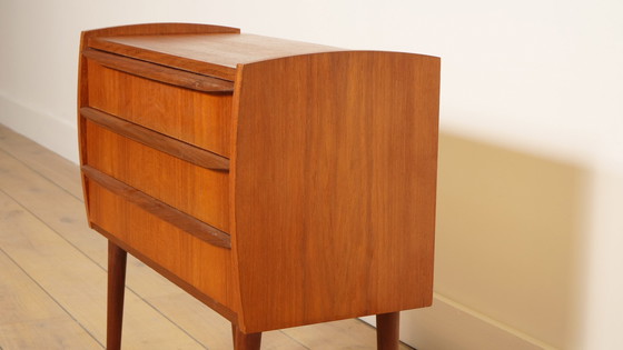 Image 1 of Vintage chest of drawers | 3 drawers | Bedside table