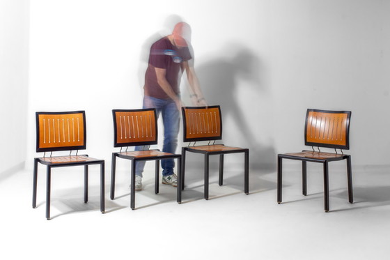 Image 1 of Quadro-Stühle von Bruno Rey