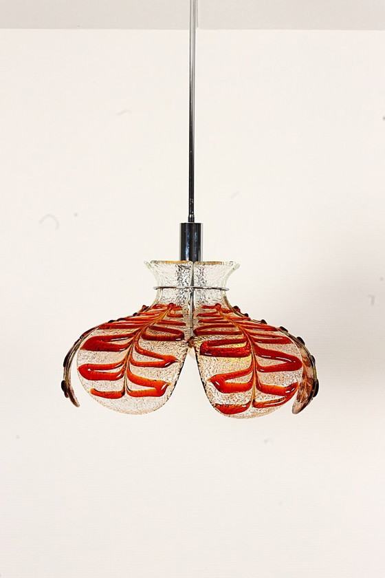 Image 1 of Big Carlo Nason chandelier for Mazzega in Murano glass