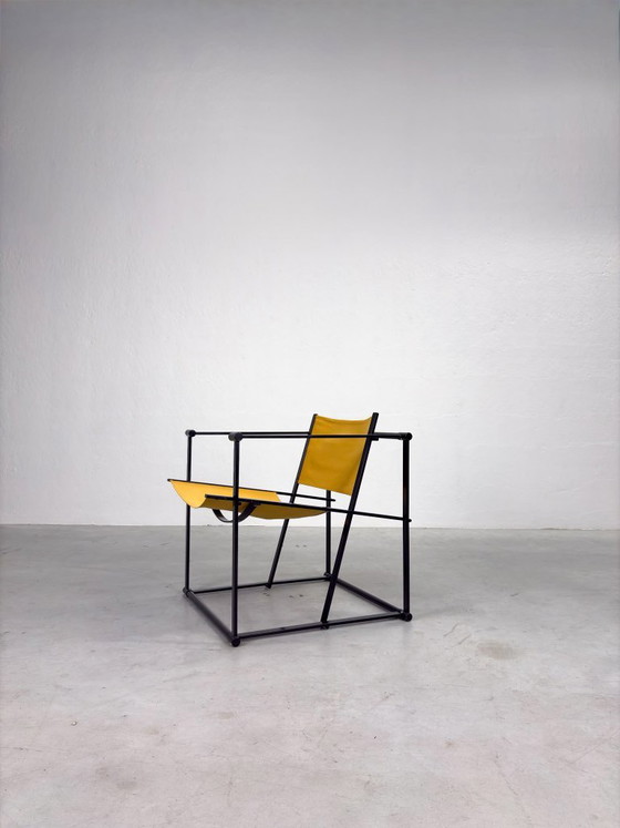 Set 'FM60' Armchairs by Radboud van Beekum for Pastoe – Canvas, Iron (photo 15 of 20)