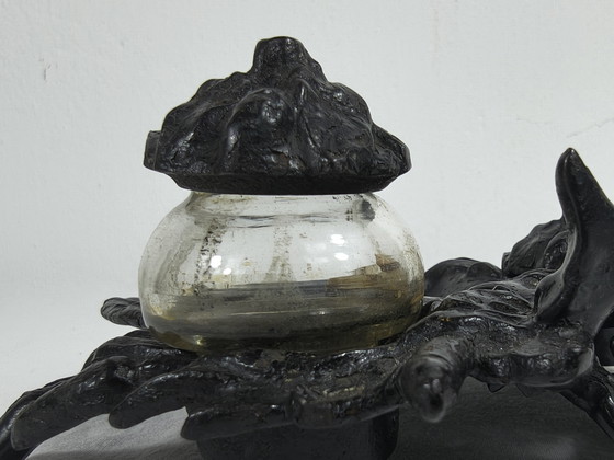 Image 1 of Antique Art Nouveau Inkstand - E.G. Zimmermann