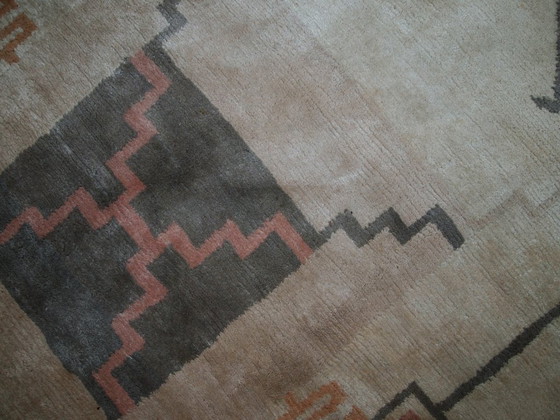 Image 1 of Handgemaakt vintage Tibetaans Khaden-tapijt 159 cm x 237 cm (5,2' x 7,7') jaren 60 - 1C504