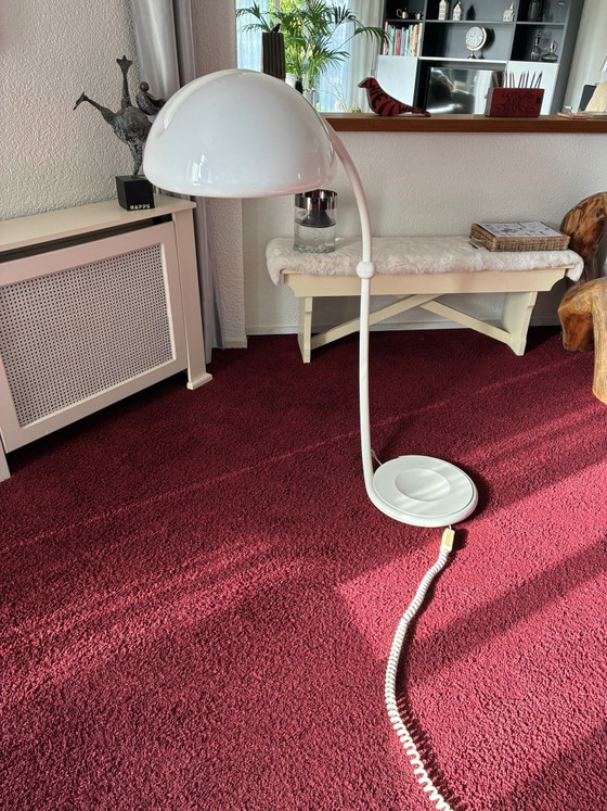 Martinelli Design Stehleuchte, Martinelli Luce, Stehleuchten, Metall, Kunststoff, Weiß (Foto 4 von 5)