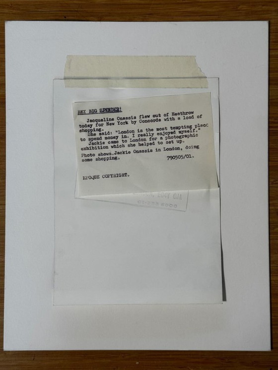 Image 1 of Jackie Kennedy in London, Press Photo 1961