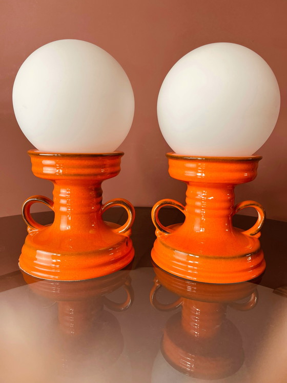 Image 1 of Set of beautiful Fat Lava night lights/table lamps