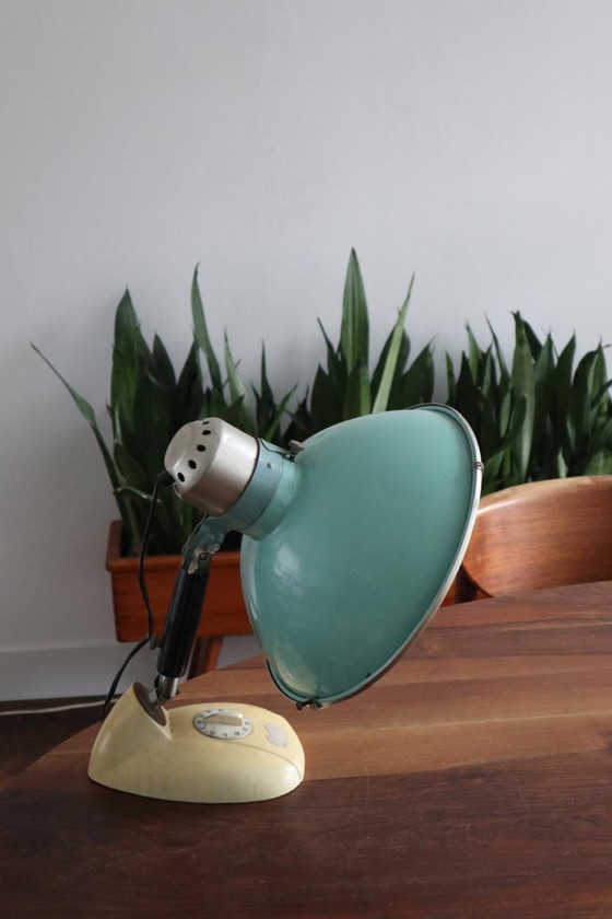 Image 1 of Lampada da tavolo vintage fatta a mano